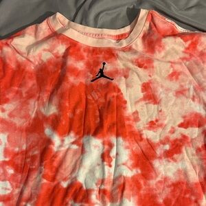 Jordan Kids Red and White T-Shirt